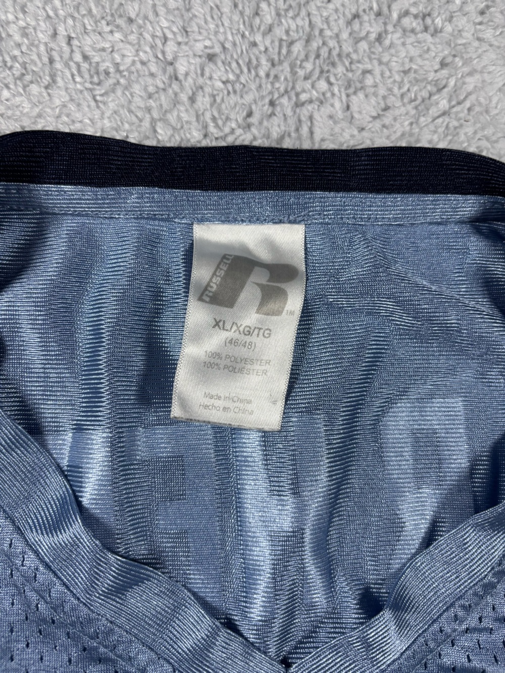 UNC Tar Heels blue football jersey - Picture 3 of 5